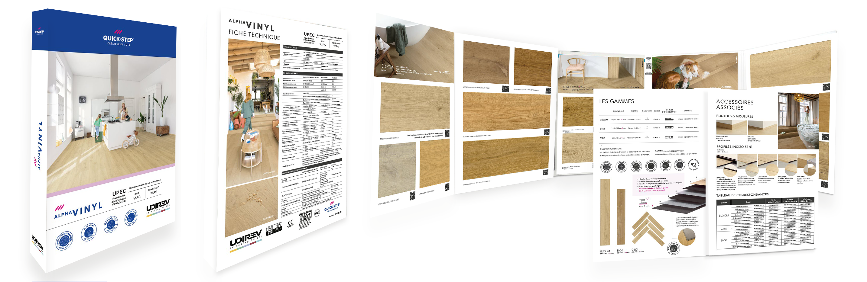 Nuancier ouvert Quick Step Udirev